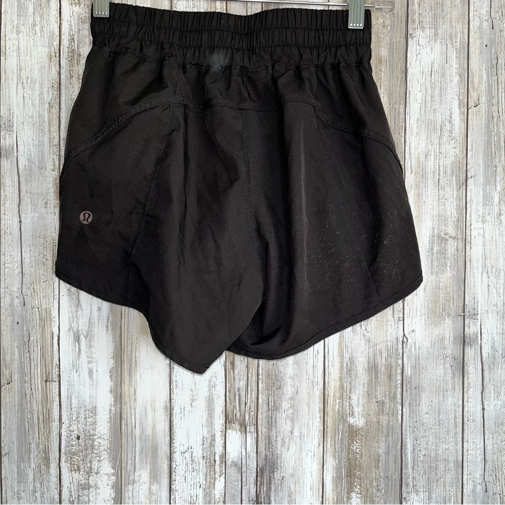 Lululemon High Rise Track That Lined Black Shorts - Picture 2 of 10